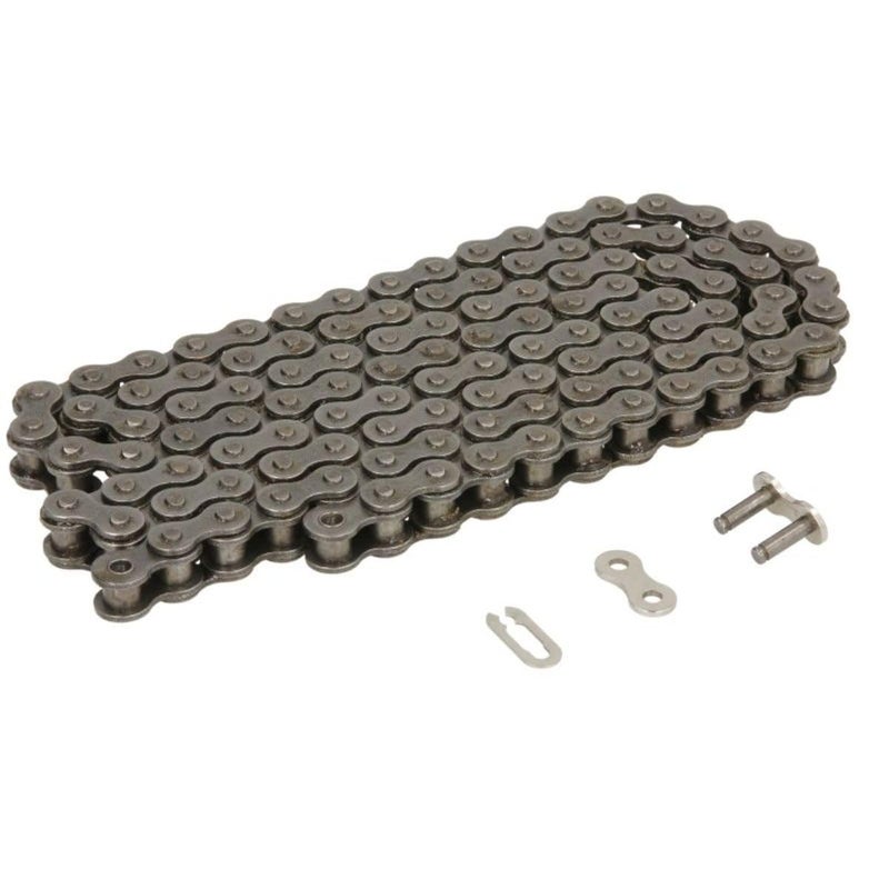 JT Chain JTC420HDR112SL (420 Series) Black Steel 112 Link Heavy Duty Non O-Ring Chain with Connecting Link